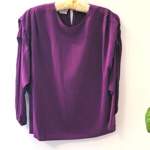 Galaxy vintage silk blouse
